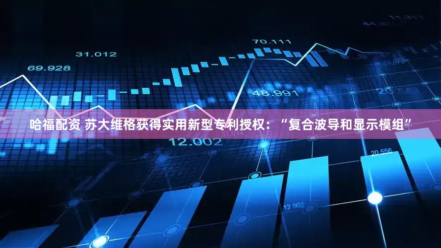 哈福配资 苏大维格获得实用新型专利授权：“复合波导和显示模组”