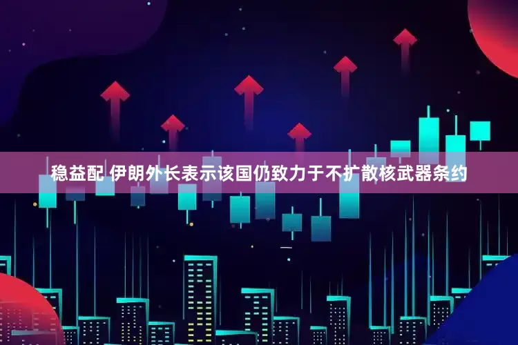 稳益配 伊朗外长表示该国仍致力于不扩散核武器条约